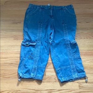 Denim Cargo Capris from Style and Co